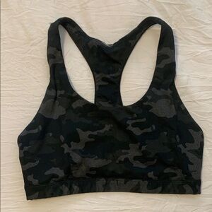 Fabletics Black and Gray Sports Bras with Wide Straps